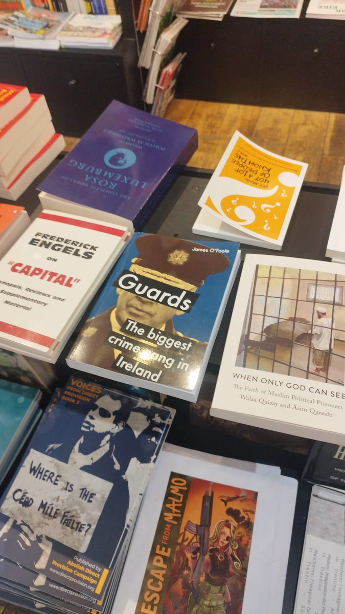 Guards - the biggest crime gang in Ireland. Going fast off the shelves in Connolly Books Temple Bar Dublin. Everything you need to know about alternatives to current policing model in Ireland.