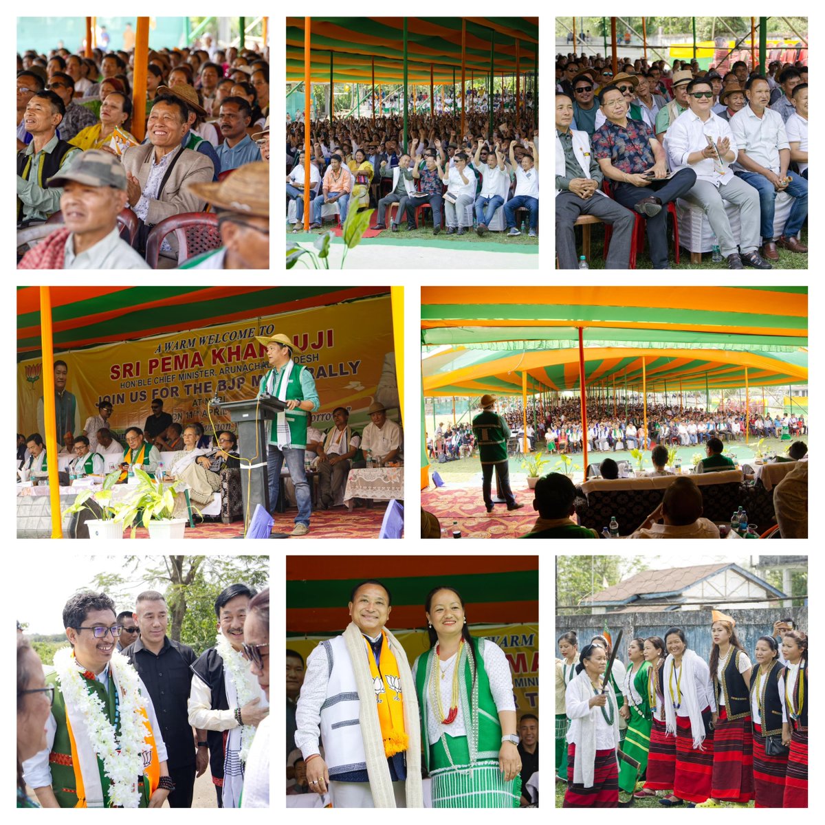 During his campaign in the Nari-Koyu constituency of Lower Siang district, Hon’ble CM Shri @PemaKhanduBJP Ji urged the people to vote @BJP4India to join the vision of Hon’ble Prime Minister Shri @narendramodi ji’s #ViksitBharat and #ViksitBharat. He appealed to the people that…