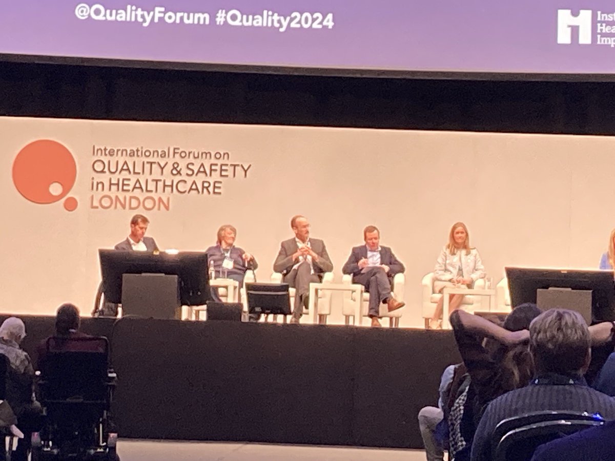 #Quality2024 starting the afternoon listening to the debate ‘this house believes that patient safety should pursue a zero avoidable harm approach’