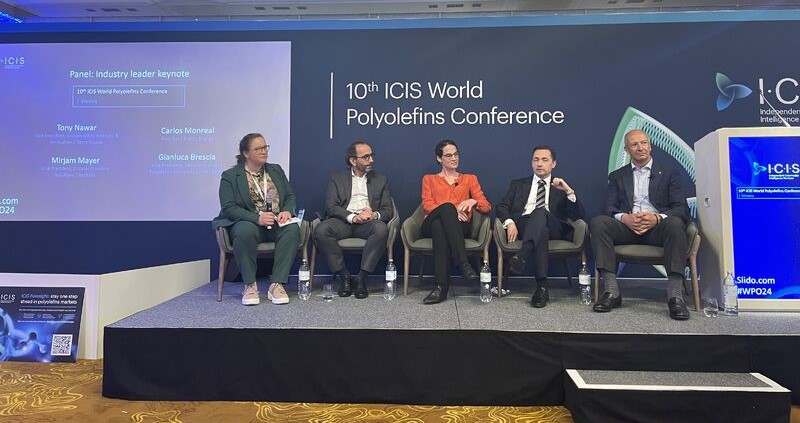 This week our Founder Carlos Monreal participated in the industry leader panel at the @ICISOfficial World Polyolefins Conference in Vienna 🇦🇹 Carlos spoke about the market benefits of #chemicalrecycling, and overcoming industry challenges to bring the technology to scale ♻↗