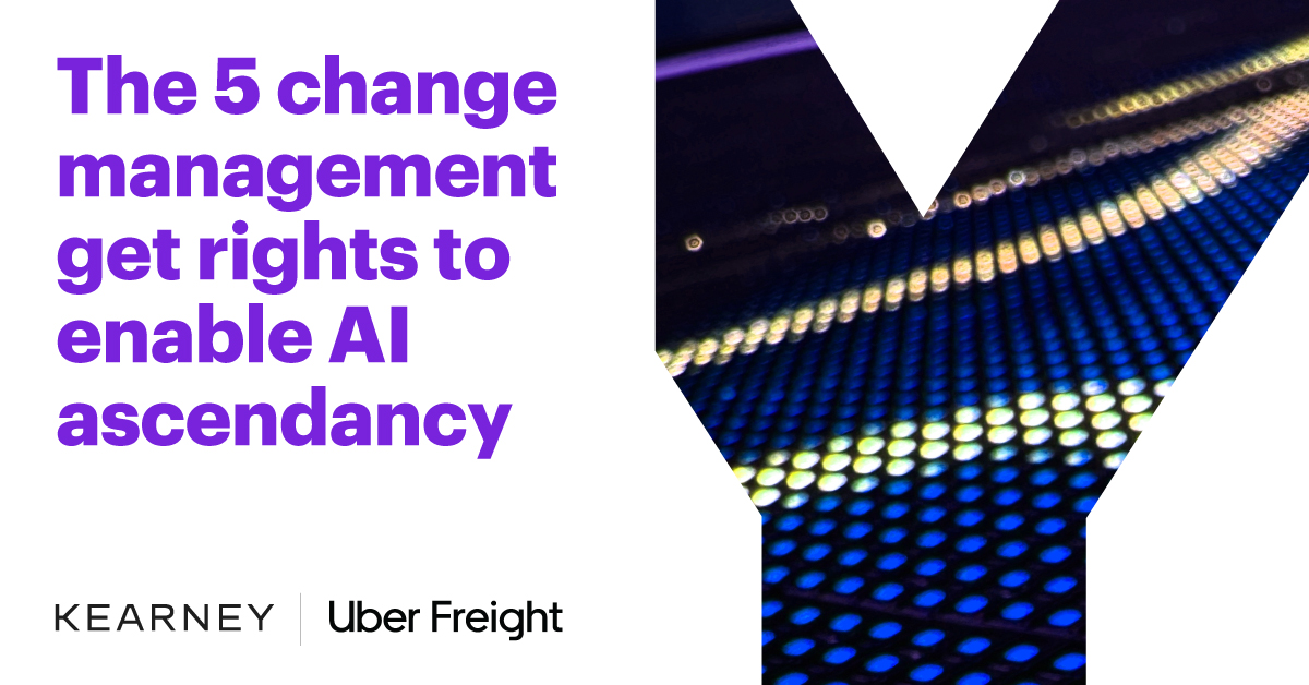 Embracing #AI-driven change in an organization requires an ongoing commitment to building and flexing the 'change muscle.' In collaboration with Lior Ron, @Uber Freight, our experts share five 'get rights' to help organizations empower their employees: bit.ly/3xoj3gH