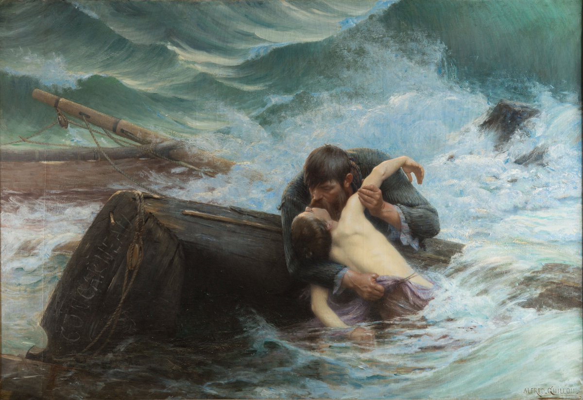 '¡Adiós!', del pintor francés Alfred Guillou (1844 - 1926).