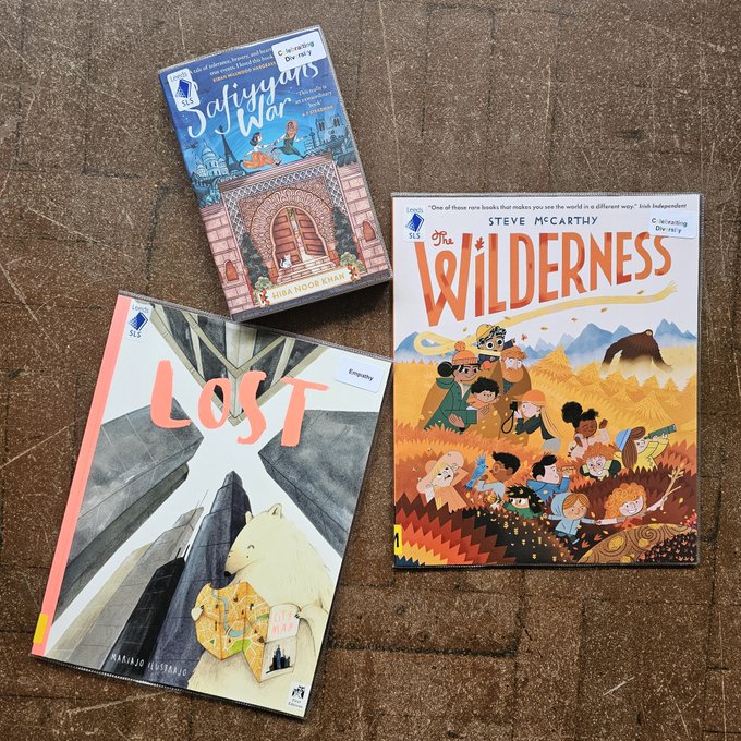 There's nothing better than some @CarnegieMedals shortlisted books and here's just a few of the gorgeous titles gracing the 2024 list available to loan from us📚🎉 @leedslibraries @Child_Leeds @Leeds_Learning @cllr_harland @Ilustrajo @HibaNoorKhan1 @mrstevemccarthy