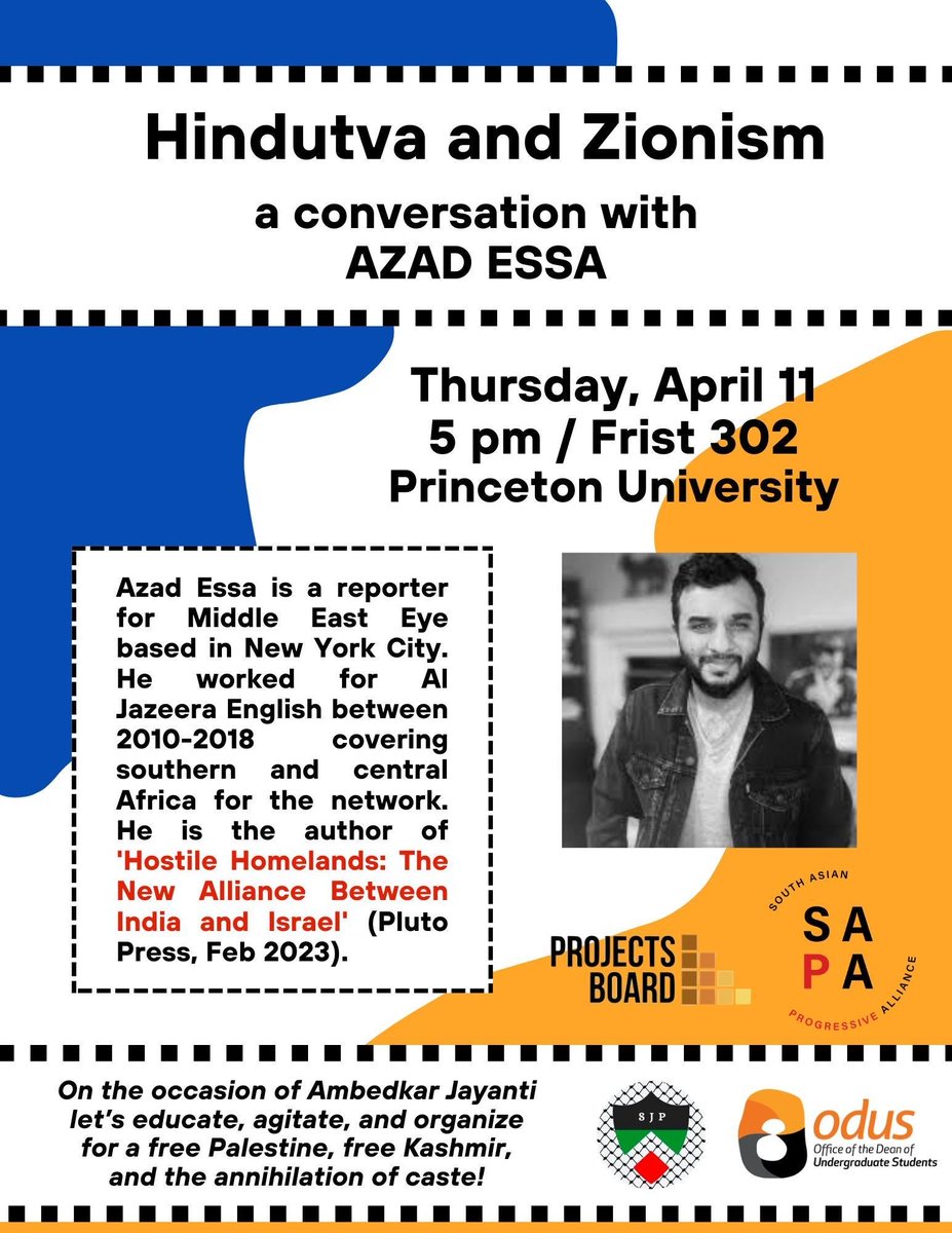 Western Universities and their love for hosting Anti-India Forces – A love story better than Romeo & Juliet! Princeton University is now inviting Azad Essa in an event. A #Thread 👇