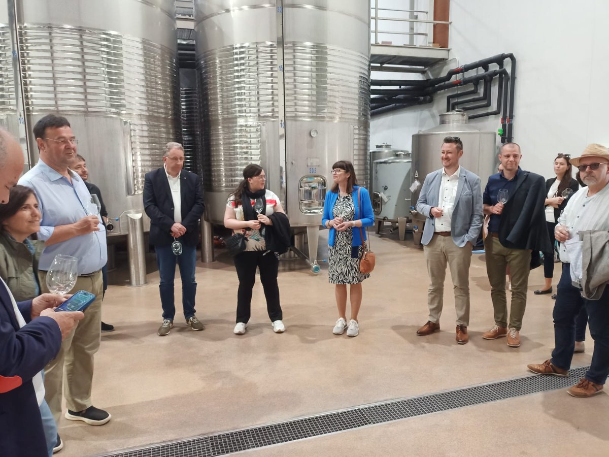 #CECRV está organizando la visita de una delegación parlamentaria del Estado de Renania-Palatinado (Alemania) a varias bodegas y viñedos de diferentes DDOO de la Región de #Murcia #vino #vinoDO #DenominacióndeOrigen @bodegavinaelena @VinosJumilla