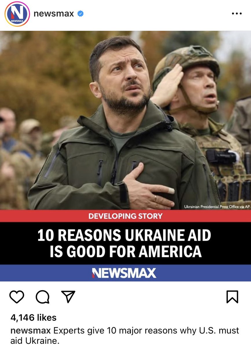 What message do you have for @NEWSMAX? I will start: “Fvck Newsmax and Fvck Ukraine!”