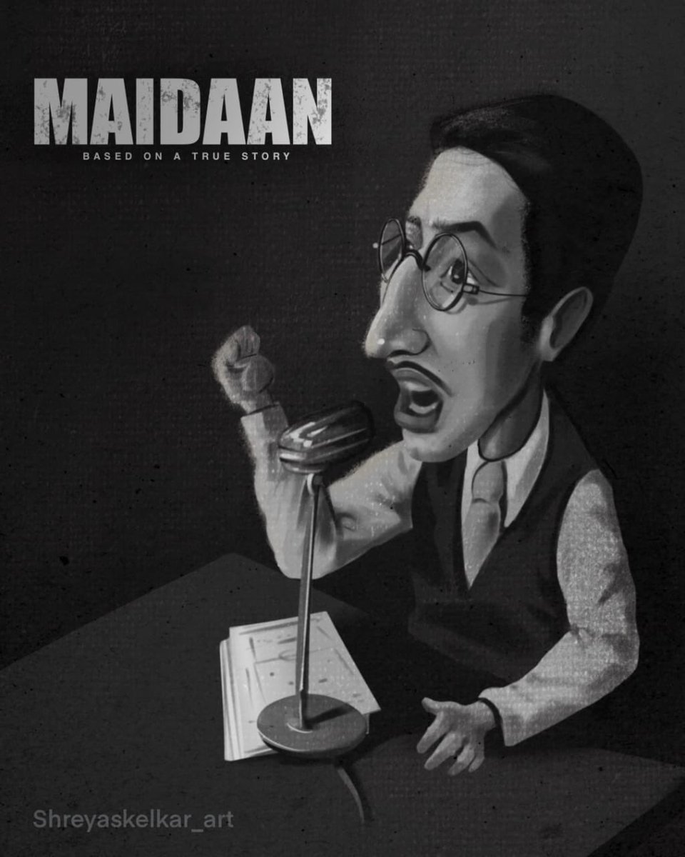 Thank u Shreyas, for this beautiful rendition of Dev Matthew from #Maidaan. ❤️ @iAmitRSharma #MaidaanOnEid
