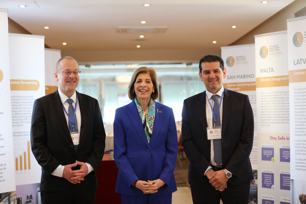1/

#SmallCountries, your power far exceeds your size!

Your courage to speak out on #HealthForAll is crucial.

A pleasure to open the 10th High-Level Meeting of the <a href="/WHO_Europe/">WHO/Europe</a> Small Countries Initiative (SCI) in Cyprus 🇨🇾 - efcharistó, <a href="/MichaelDamianos/">Michael Damianos</a>, <a href="/SKyriakidesEU/">Stella Kyriakides</a> !

🧵