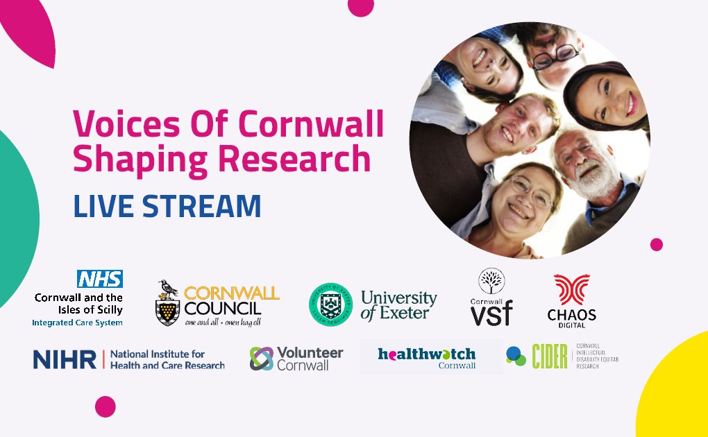 Did you know that research plays a vital role in our Health & Care industry? Join CHAOS Digital next week for a day of inspiration and collaboration through the Voices of #Cornwall: Shaping Research event! 19 April / 11am - 2pm Join the live stream... linktr.ee/chaosdigital