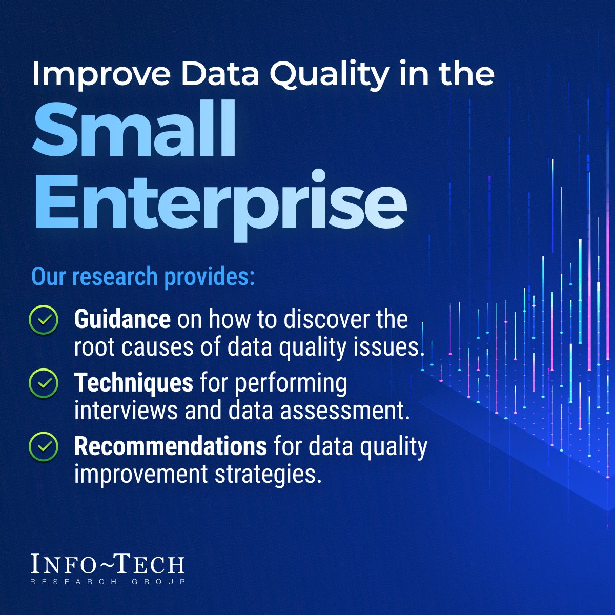 High-quality decisions rely on high-quality data. However, it can be challenging for smaller organizations to identify and address data quality issues. Download Improve Data Quality in the Small Enterprise to build your data management strategy: shorturl.at/jknqS