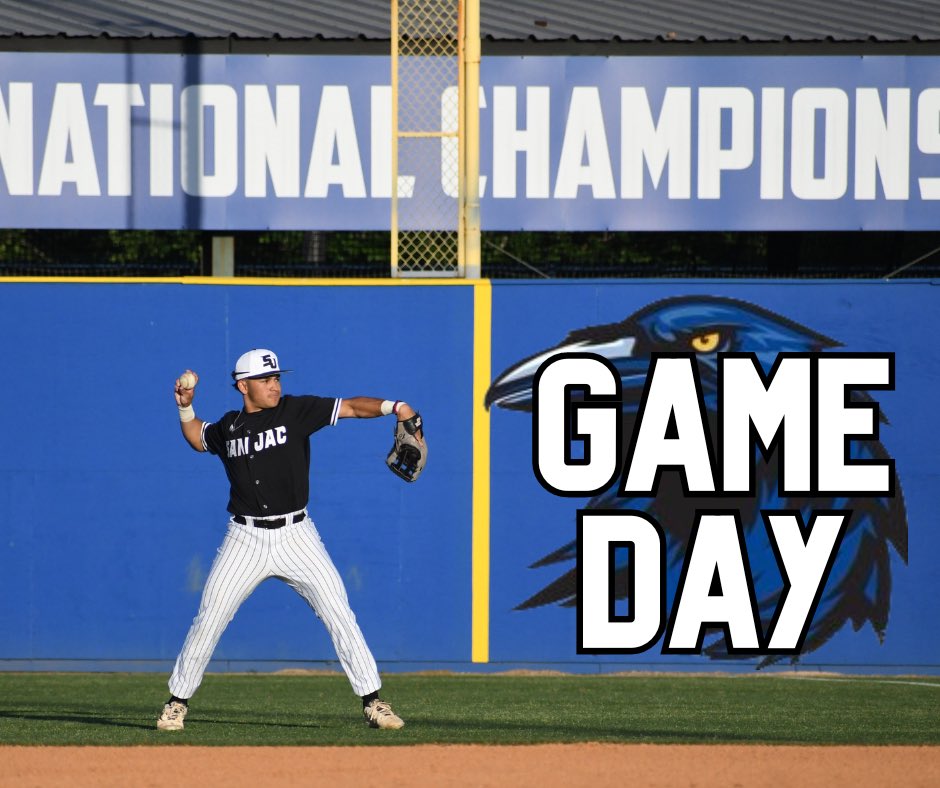 Best day of the week! GAME DAY! Ravens host Blinn Buccaneers for game 1 of 3. 🆚 Blinn College ⏰ 6pm 📍John Ray Harrison at Andy Pettitte Park 📺 @TSBNSports #Ravens #JustWin #Fight #NJCAA #JUCO #Conference #Junction