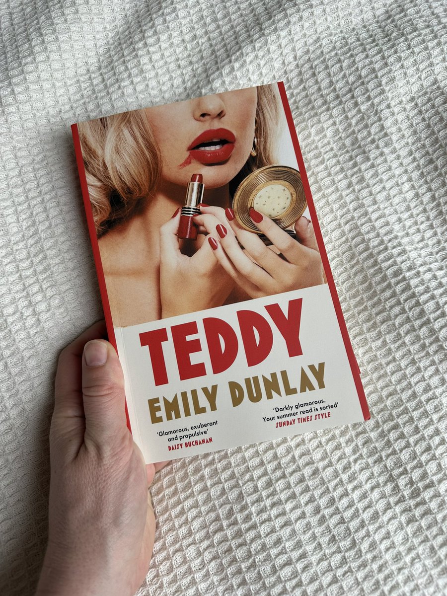 Now I’m going to assume this is lovely @liv_mar spoiling me - thanks so much for this ridiculously hot copy of #Teddy! I’m so obsessed with that cover (and can’t unsee Margot Robbie 😍)! Coming in July from @4thEstateBooks 💄