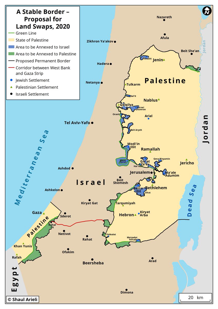 Since the beginning of the war, there has been renewed talk of a two-state solution. Many ask what the territorial dimension will look like? this is a proposal based on in-depth research of land swap of less than 4% that leaves 80% of settlers in Israel's sovereignty.