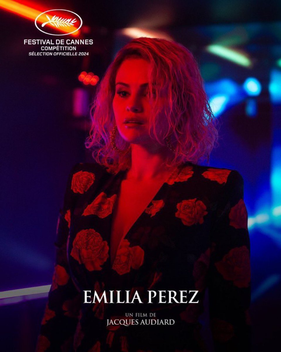First look at Selena Gomez in Jacques Audiard’s ‘EMILIA PEREZ.’

Premiering at #Cannes2024.