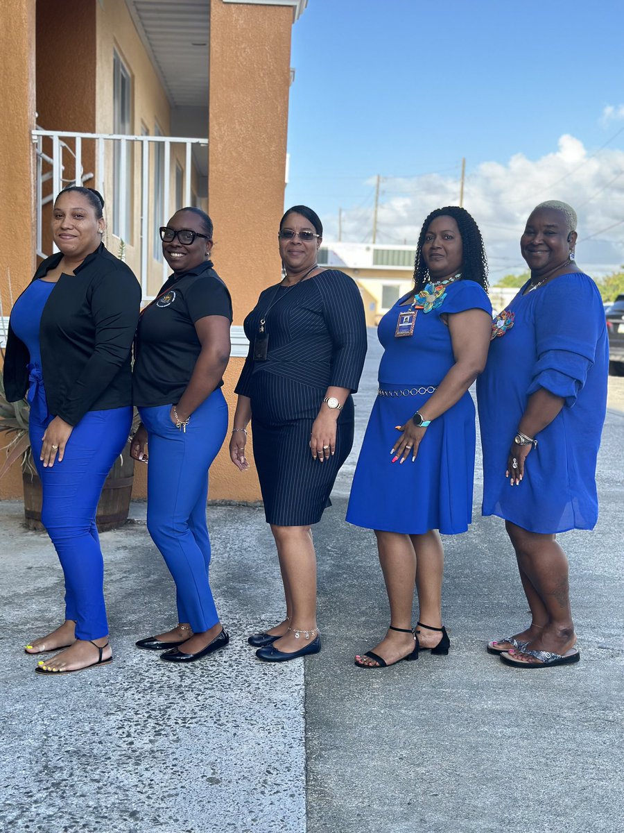 Join us in solidarity against child abuse! 💙 On April 10, Virgin Islands Department of Human Services staff wore blue to support victims and survivors. Let’s spread love and protection together. #VIDHS #ChildAbuseAwareness #WearBlue