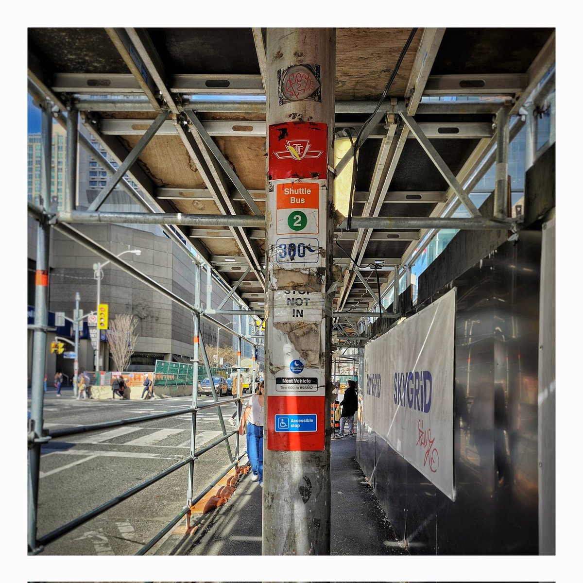 Shuttle Bus Stop (Not In Service). #TTC #Toronto #BloorStreet #YongeStreet #BusStop #TransitPhotography #Photography
