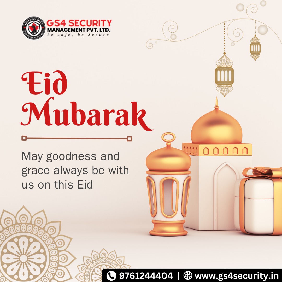 GS4 Security wishes you Eid Mubarak! 🌙
May Goodness and grace always be with us on this Eid. 🌟
.
.
.
#EidMubarak2024 #eidmubarak #EidAlFitr 
#gs4security #securitysolutions