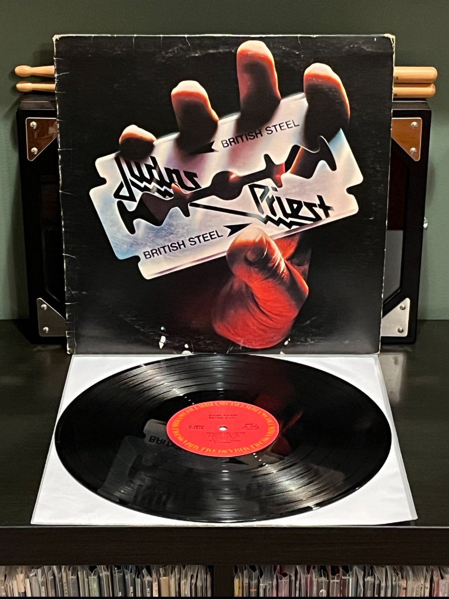 Judas Priest released their 6th studio album “British Steel” in the UK April 11, 1980. #JudasPriest #BritishSteel