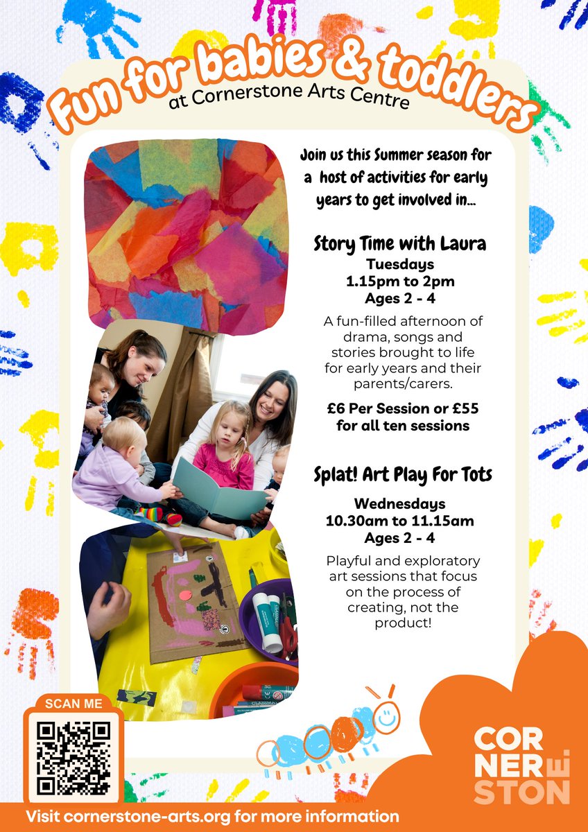 Check out our flyer for tots aged 2-4! Pay as you go at £6 or book a 10-week term for a discount. Spread the word to anyone interested! #artclasses #earlyyearsclasses 🎨👶