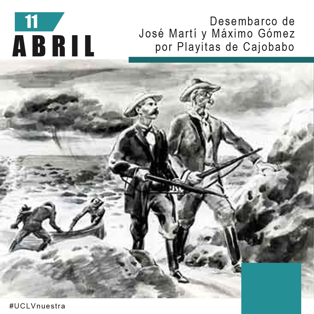 'Dicha grande', escribió el Apóstol al pisar suelo cubano. Se reiniciaba la historia y la lucha por la independencia. #CubaViveEnSuHistoria