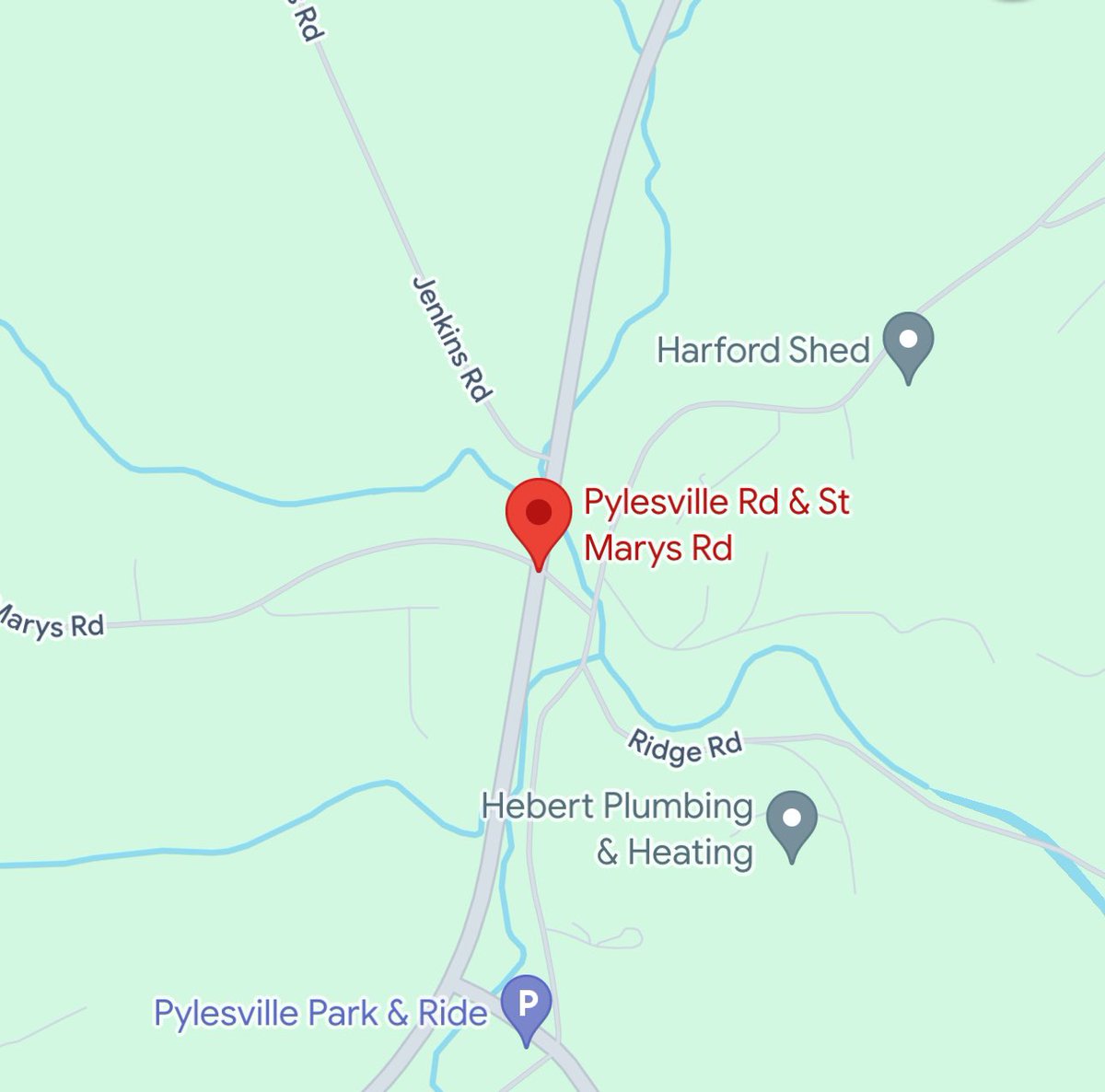 Volunteer Firefighters from Whiteford VFC & 2 @HarfordCoDES EMS units are on scene of a vehicle crash with 2 patients trapped that has Pikesville Road (MD-165) shut down from Wheeler School Road to Ady Road (MD-543) in #PylesvilleMD. @MDSP helicopter requested. Use another route.