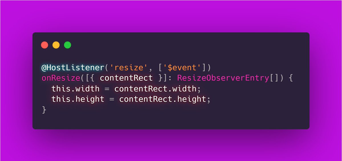 #AngularTip for the day! Add a small ResizeObserver based event manager plugin to your @Angular app and be able to watch for elements changing dimensions with ease: stackblitz.com/edit/angular-r…