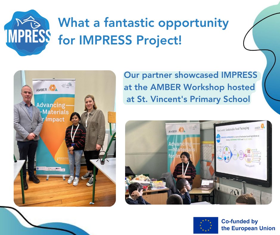 🔔Exciting news! On April 10, Kona Mondal presented IMPRESS at AMBER Primary School Facilitator Workshop in Glasnevin, Dublin. This event showcased IMPRESS to 40 students, highlighting the role of @tcddublin. 
Thrilled to see IMPRESS making waves! #ResearchImpactEU #HorizonEurope
