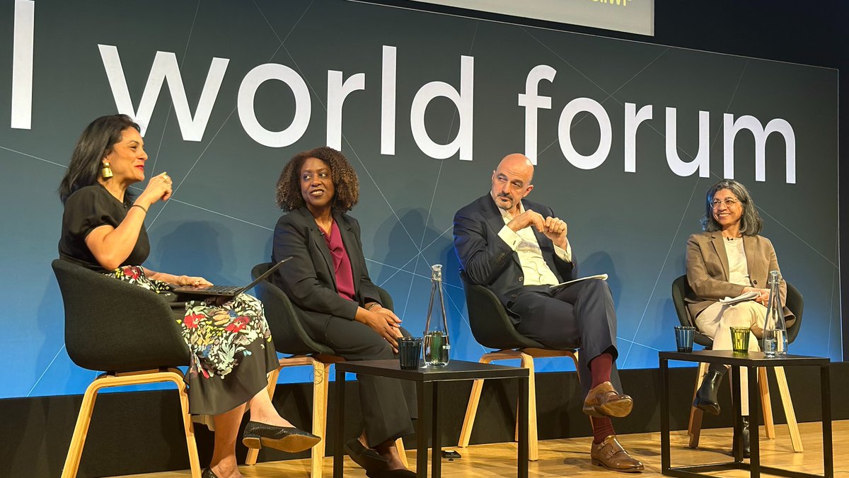 “The future is women in the global south,” said @NowrojeeOSF @OpenSociety giving examples of women leading in crisis in peacebuilding. Almost 65% of #WomenInGH movement chapters are LMICs, inspiring women leaders to change the global health agenda.  #SkollWF @SkollWorldForum