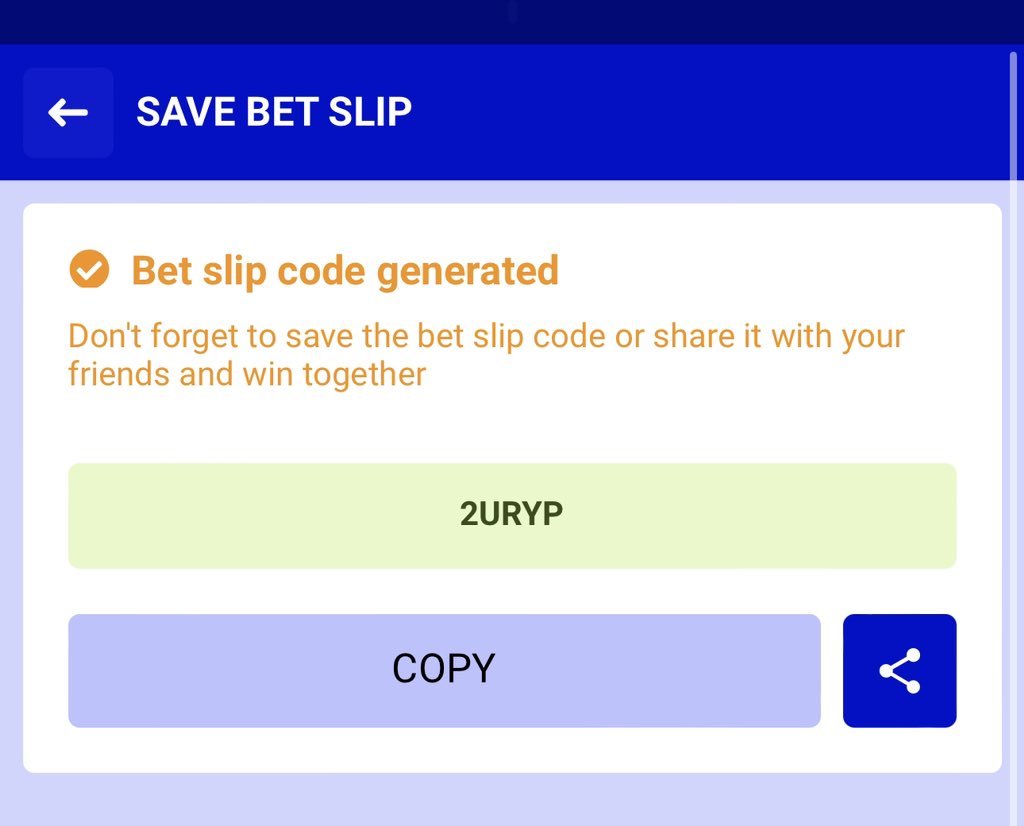 5 odds on paripesa Code 👉🏾 2URYP Register and stake here to get 100% bonus 👉🏾 bit.ly/3nbfcwE Promo code 👉🏾 JFT01
