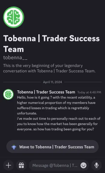 nasdom_fx's tweet photo. Entire firm is shut, still scammers are pretending to be @SFTFirm staff and DMing people on discord.
Come on have some common sense scammers🤣 https://t.co/5NoTht2fjI