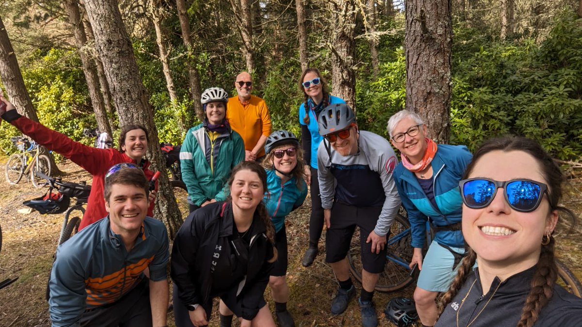Day 3 of SMRU cycle from St Andrews to <a href="/eimr2024/">EIMR2024</a> we were joined in Aviemore by a crew from <a href="/CromartyLH/">Lighthouse Field Stn</a> they brought the sunshine