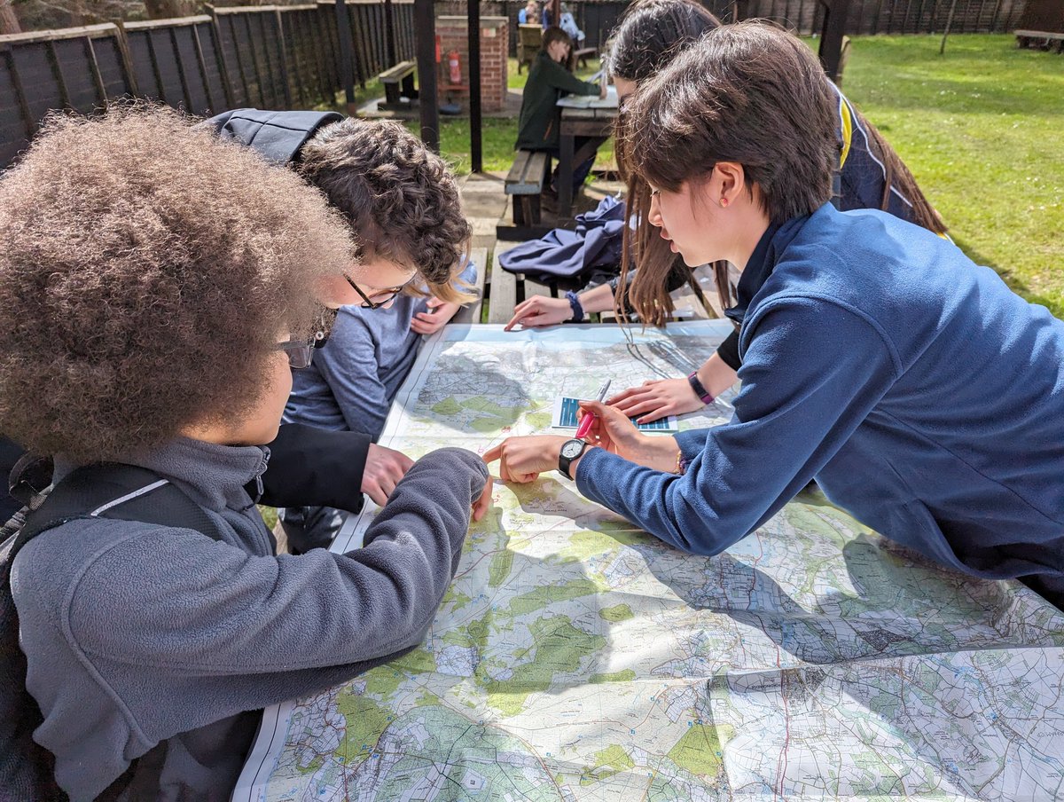 The Scouts are doing great on their training day today - plotting routes and preparing for their expeditions over the next few days!