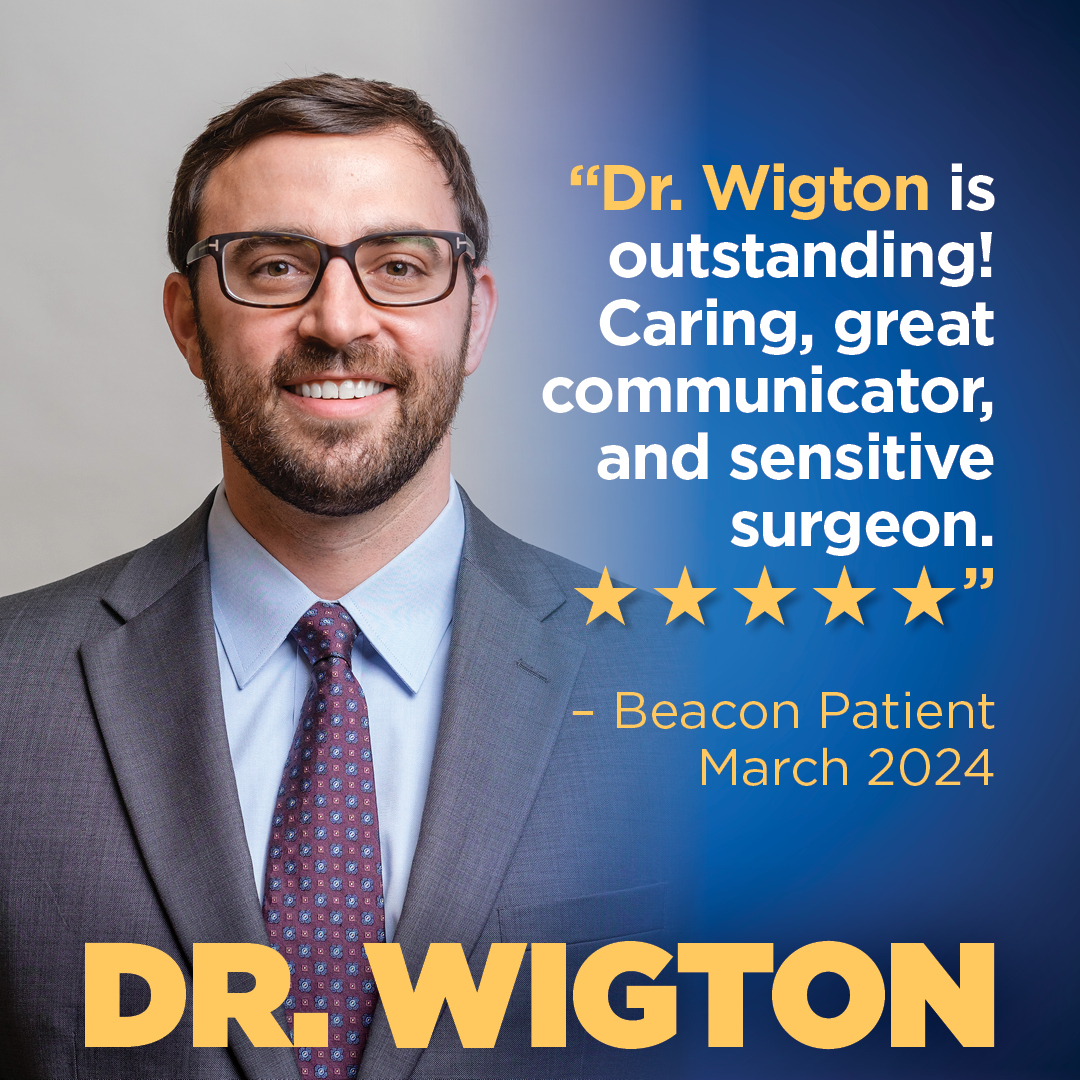 For the Wigtons, caring for people is a family affair. Dr. Michael Wigton is a board-certified surgeon and hand & wrist specialist at Beacon. His wife Julie is a pediatrician. Put your hands in the hands of an expert - schedule a visit with Dr. Wigton at hubs.ly/Q02rXwNg0.
