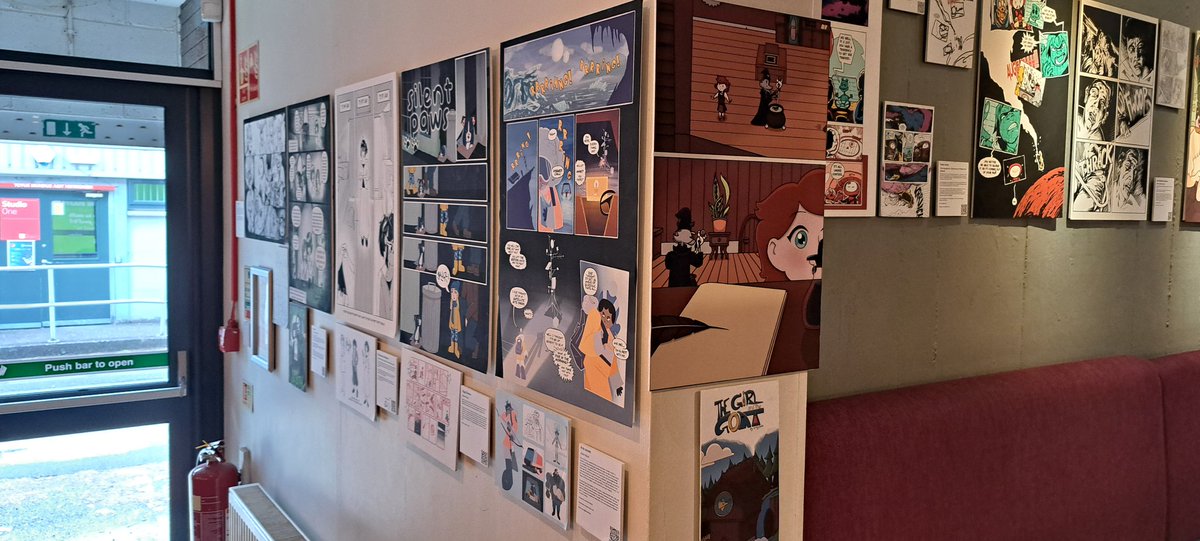 cartoonandcomic's tweet photo. In @emberlounge @StaffsUni #cartoon and #Comic #Arts #students work on display from 25th April @staffsuni_dta @StaffsUnion https://t.co/IgkJLrB0oT
