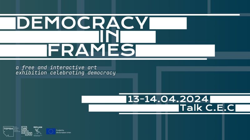 🔜This weekend‼️ Let’s celebrate #democracy together through art 🎨 and dialogue👥 🗓️Join us on 13-14 April for 'Democracy in Frames' 🖼️ FREE and INTERACTIVE #ArtExhibition at Talk C.E.C in Brussels 🇧🇪🇪🇺 More information @tepsaeu 👉 bitly.ws/3hR4r