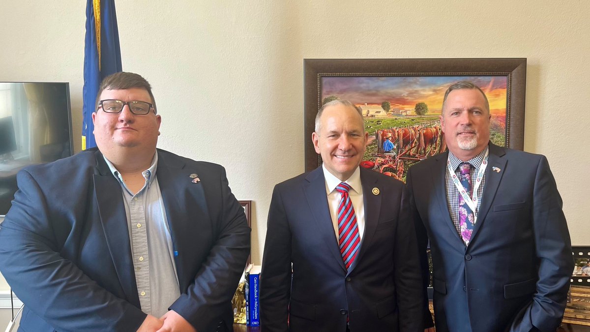 Thanks to PA Pork Producer Council President Ben Barcovtch and member Scott Bailey of New Holland for visiting with me to talk about trade policy impacting the pork industry and how federal policy can support the next generation of farmers.