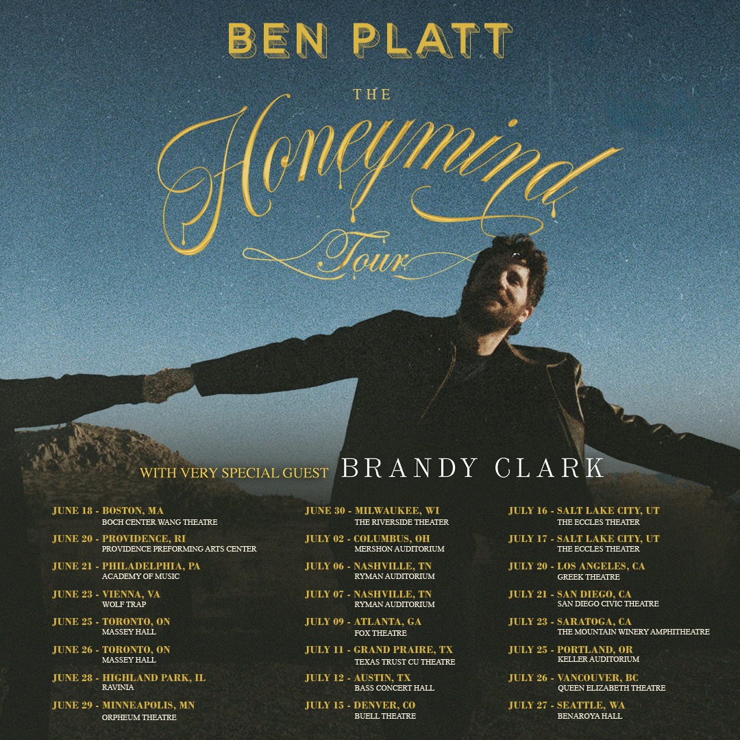 !!!! #BenPlatt is bringing the #Honeymind tour to Milwaukee! He'll play the @PabstTheaterGRP Riverside Theater on June 30th @WISN12News