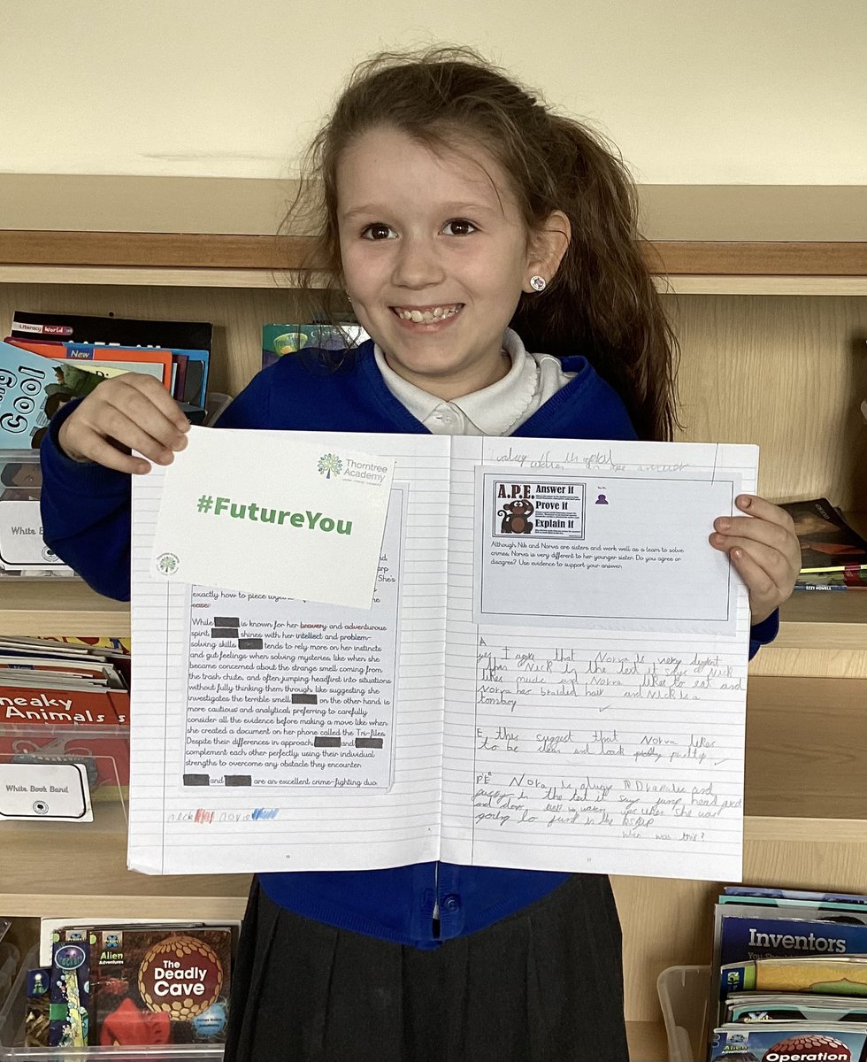 A #futureyou postcard on its way home for this young lady in Y4 who has made a massive effort to improve her handwriting and presentation. Now, let’s keep it up! #learnthrivecelebrate @extoltrust