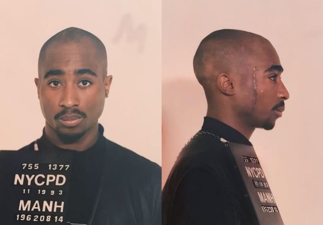 Unseen Tupac mugshots from 1993