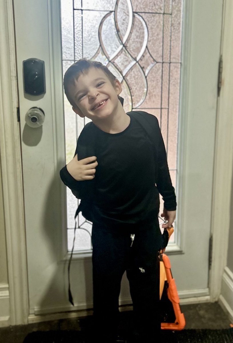 It’s a huge day around here! It is FINALLY Regis’ first full day of kindergarten!!!! While we celebrate, let’s reflect on inclusivity and the impact of excluding children from such a core part of childhood, school. #60KIsNotOk