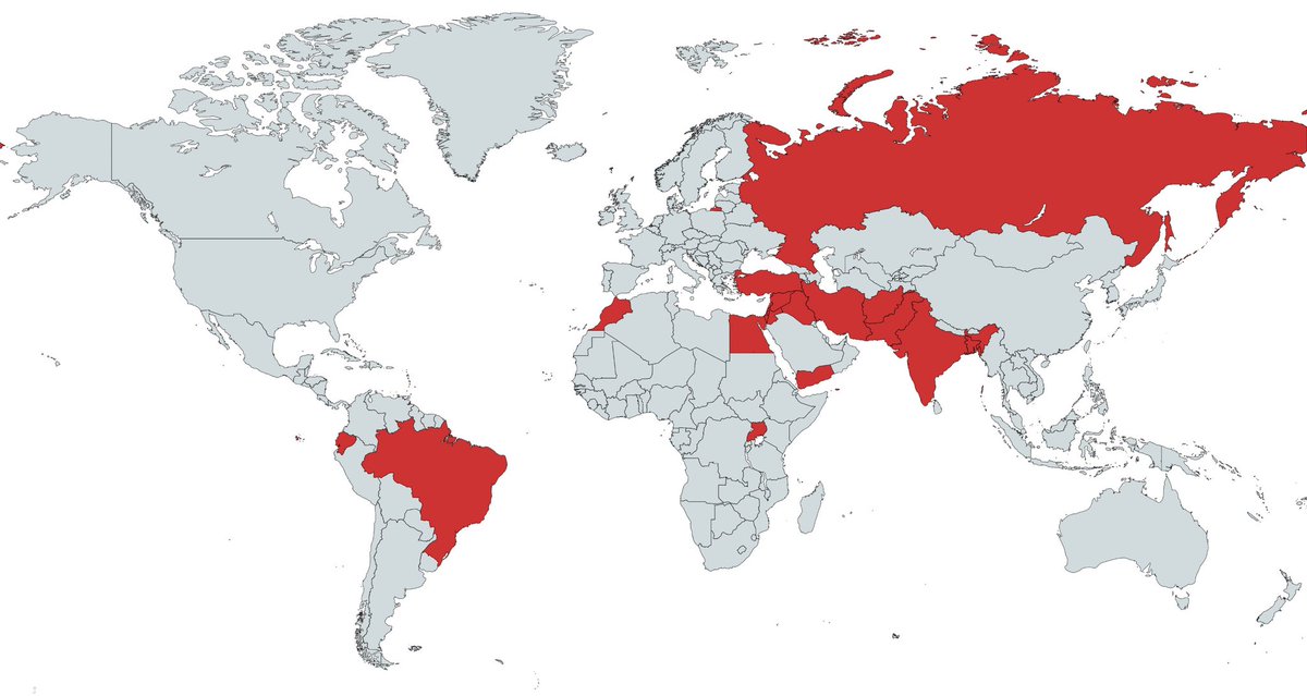 Interestingly here are countries where arranged marriages occur most frequen… …ah shit wait! That’s actually the most common birthplaces among migrant women in Western Europe and North America who are murdered in honour killings. Sorry, my bad - easy to confuse the two!