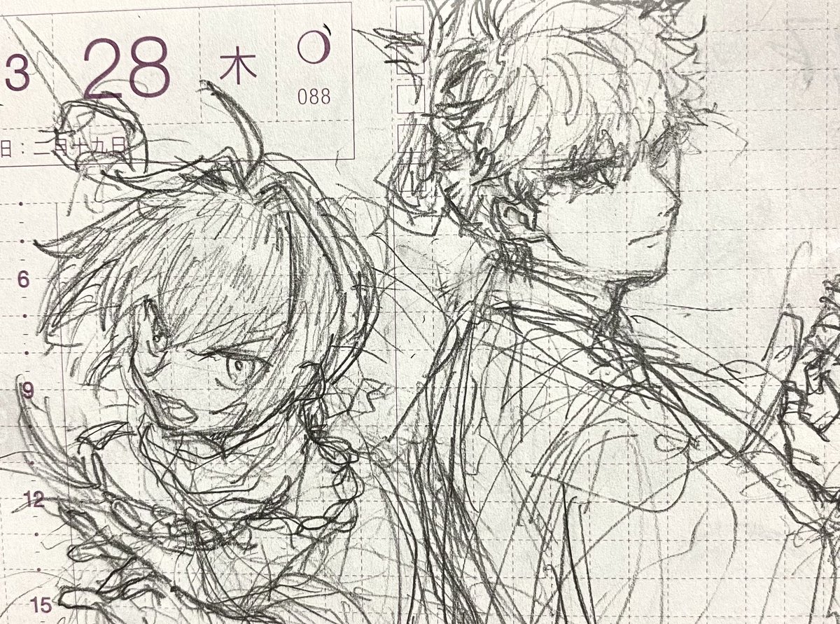 デッサン練習は続けてるけど中々上達する感じしませんねという絵。日付は関係なく昨日-今日描きました 