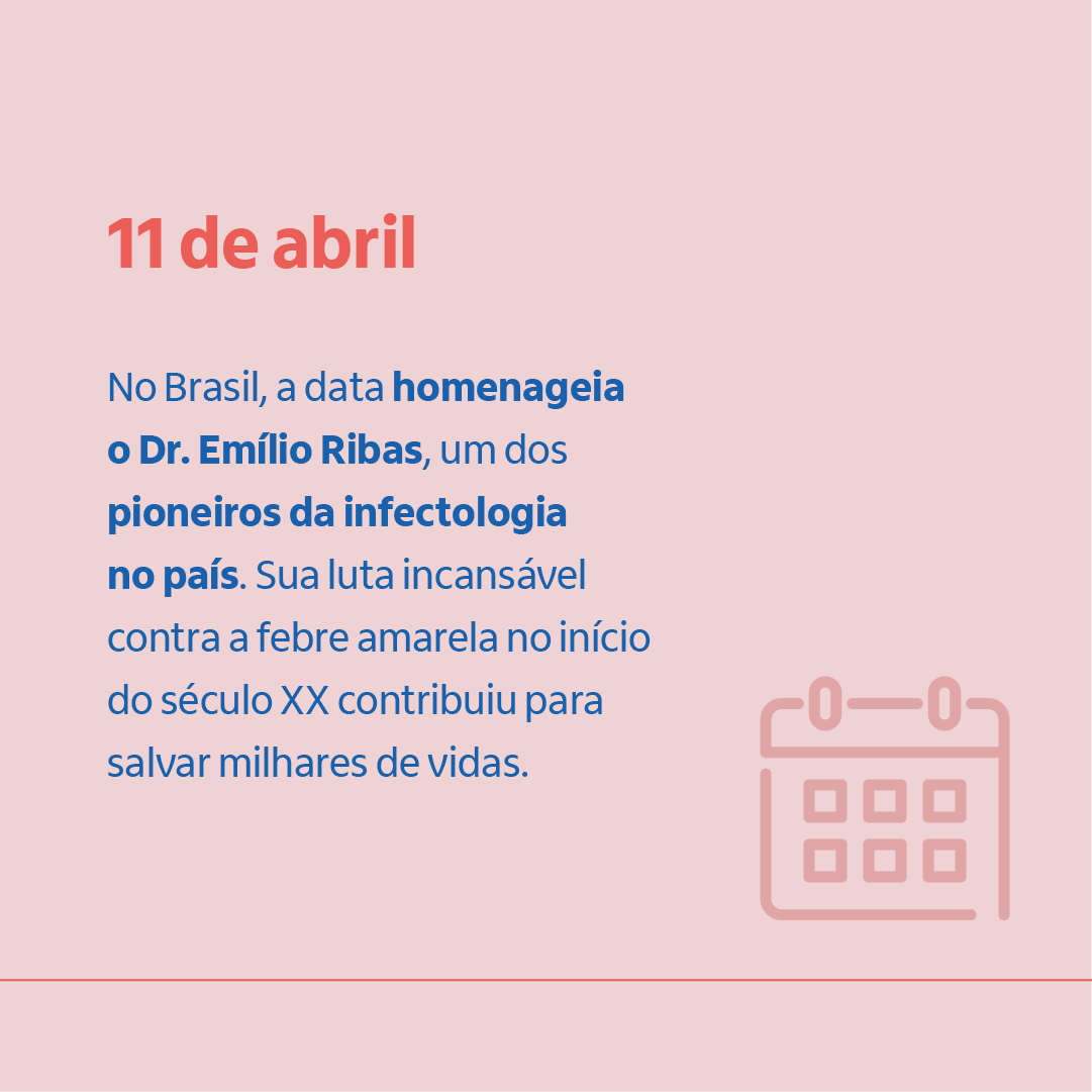 todospelasaude's tweet photo. O Brasil comemora em 11 de abril o Dia do Infectologista, uma ocasião para reconhecer e homenagear os profissionais que trabalham na prevenção, no diagnóstico e no tratamento de doenças infecciosas. https://t.co/t9S1vu7cXx