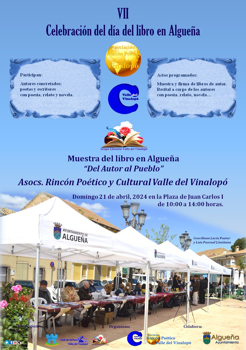 RadioAspe's tweet image. #Algueña: Celebración Día del libro