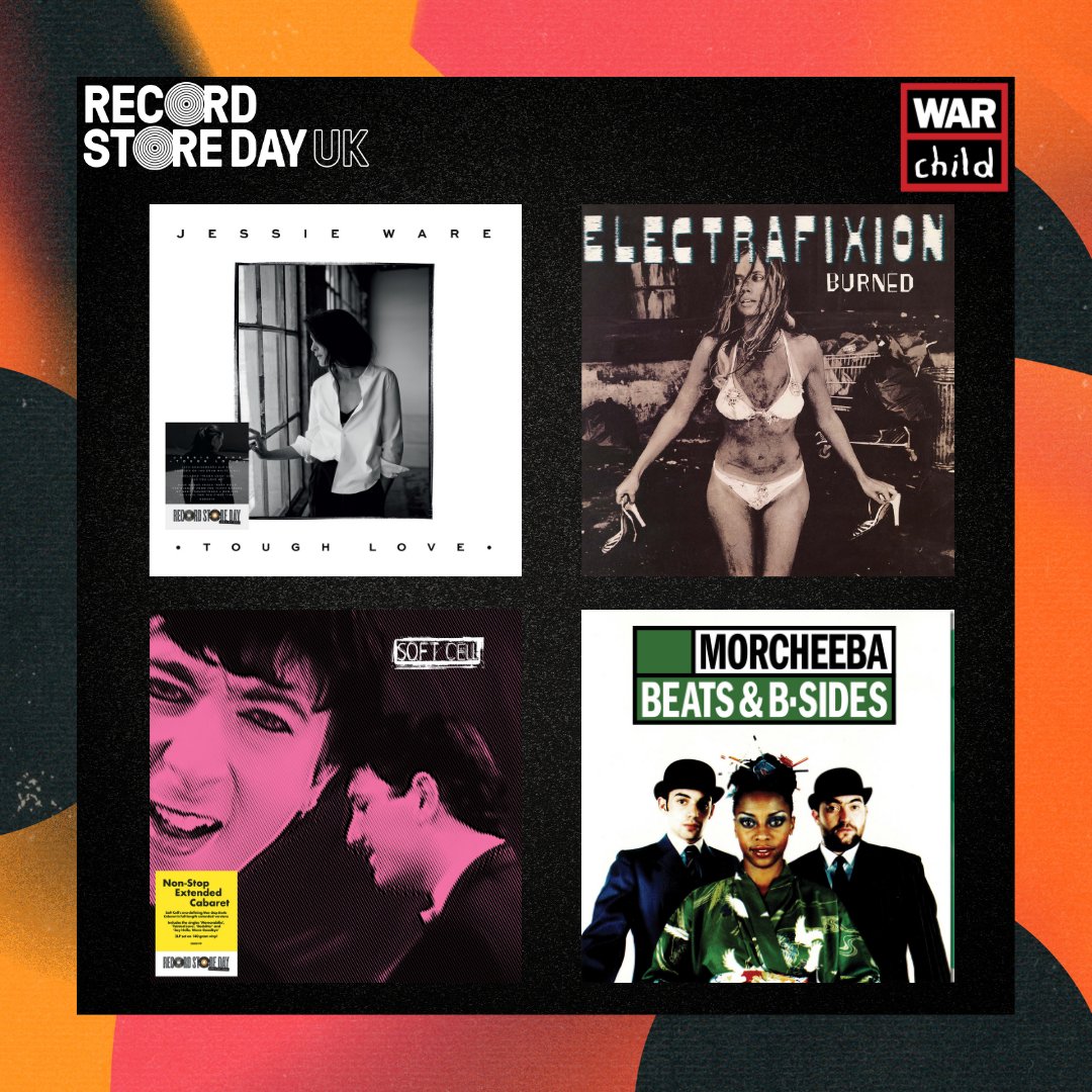 We are excited to announce that 13 #RSD24 titles will be in support of our official charity partner @WarChildUK, donating £1 from every copy sold. These include @blurofficial, @EmmaBunton, @JessieWare, @MorcheebaBand & @the1975 among others! bit.ly/3Jd98gM⭐