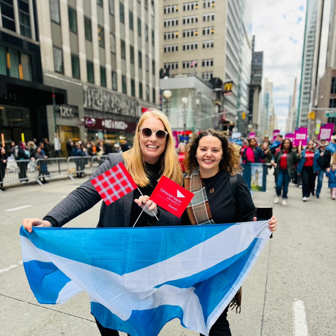 Throwback to #TartanDay🏴󠁧󠁢󠁳󠁣󠁴󠁿 Thank you to all the ENU alumni that joined the Tartan Day celebrations in New York City! We hope you had a great time and don't forget to tag us in your wonderful pictures 📸