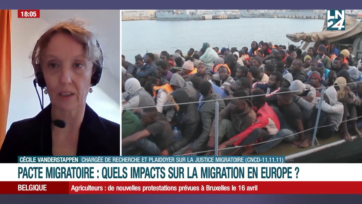 cncd111111's tweet photo. «La notion de solidarité a été complètement dévoyée, on n’est pas solidaire qd on finance des camps dans les 1ers pays d’entrée, on n’est pas solidaire quand on finance l’appui des garde-côtes libyens, tunisiens ou mauritaniens» @VanderstappenC3 @LesNews24
#Migration #NotThisPact https://t.co/xTmzykvHXh