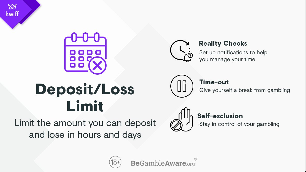 We have deposit limits, to limit the amount you can deposit and lose in hours and days. 🚫 Deposit Limits ⏳ Time-Outs 🛑 Reality Checks 🔞 | BeGambleAware.org