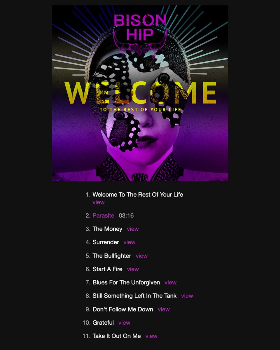 💜💜 Check out the song titles and tell us which tracks you'll be looking forward to hearing the most 💜💜 'Welcome To The Rest Of Your Life' Get it here: ditto.fm/welcome-to-the… 🔥BRAND NEW SINGLE “PARASITE” available when you pre-order/download the #newalbum #parasite #w2troyl