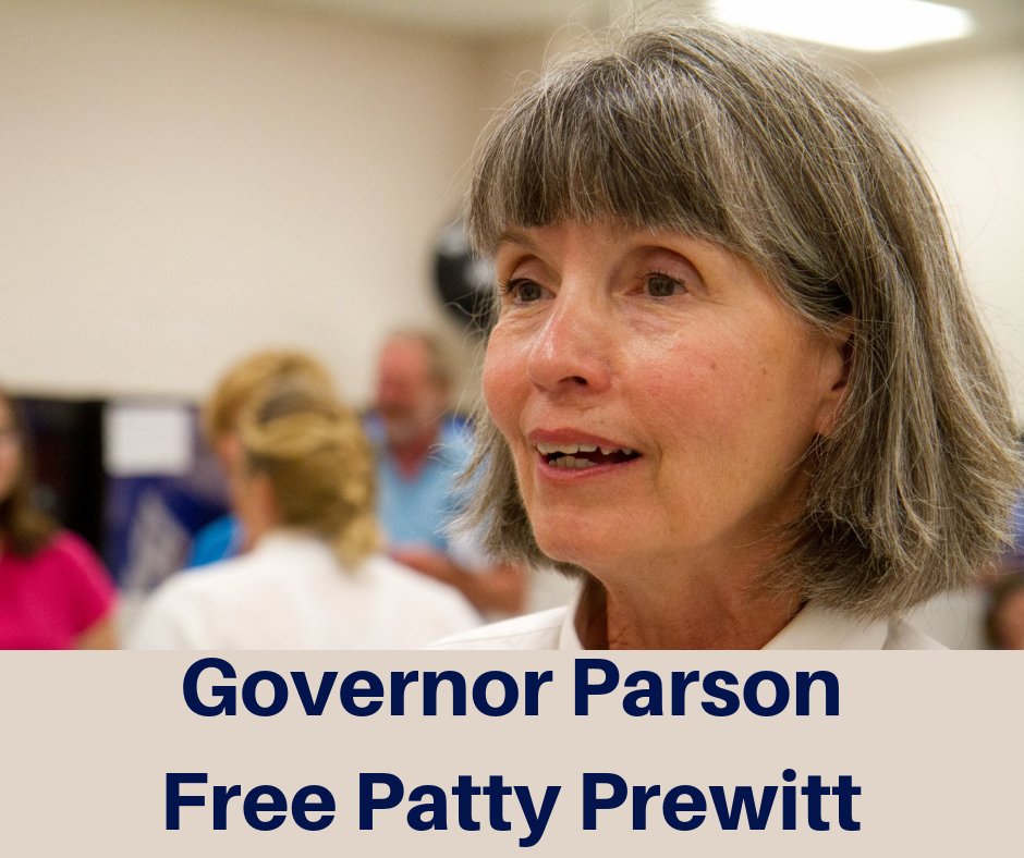 Friends, Last week, @GovParsonMO announced that after reviewing more than 3,500 clemency petitions, less than 100 remain pending. Patty Prewitt's is one of them. Please contact the Gov. to ask him to show mercy and bring Patty home to her children and grandchildren. #moleg